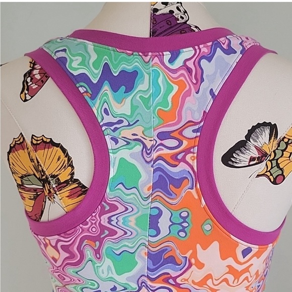 PUMA  hypnotize tank top dress midi tye dye colors NWT - Picture 5 of 9